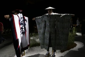 Backstage at Thom Browne Men's Spring 2016