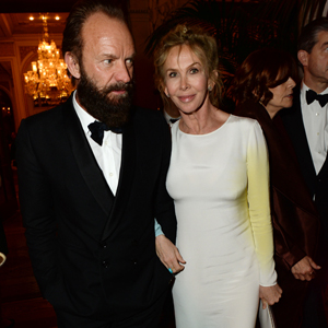 Sting and Trudy Styler