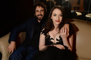Josh Groban and Kat Dennings at Tony Awards After Parties