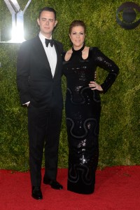Colin Hanks and Rita Wilson at the Tony Awards