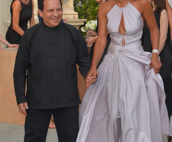 Azzedine Alaia and Rula Jebreal