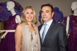 Carlos Ghosn and his wife Rita