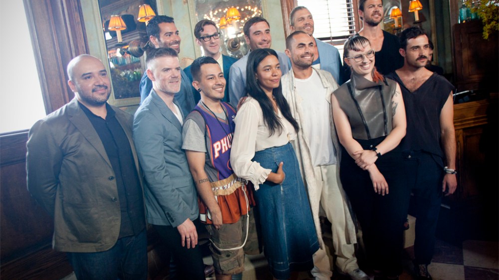 Raul Arevalo, Brad Schmidt, Jonathan Simkhai, Rio Uribe, David Hart, Aurora James, Chris Gelinas, Scott Studenberg, Thaddeus Oneil, Becca McCharen, Matt Baldwin and John Targon.