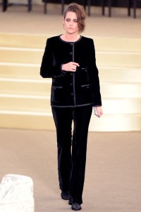 Kristen Stewart Front Row at Chanel Couture Fall 2015