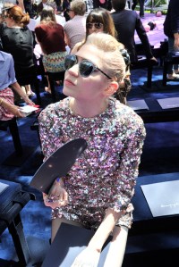 Claire Boucher a.k.a Grimes Front Row at Christian Dior Haute Couture Fall 2015