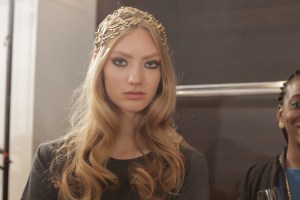 Backstage at Elie Saab Couture Fall 2015