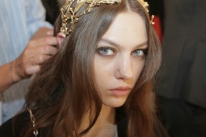 Backstage at Elie Saab Couture Fall 2015