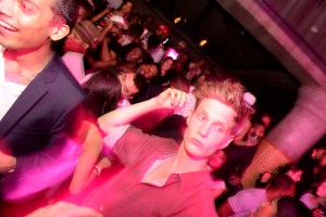 The scene at the Public School party.