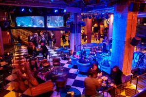 Interior of bar and lounge at Mrs. Fish