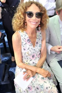 Marisa Berenson Front Row at Christian Dior Haute Couture Fall 2015