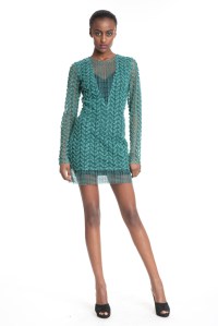 A Fall look from Tracy Reese Black Label.