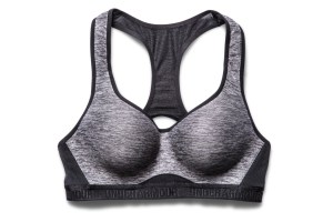 A sports bra from Under Armour.