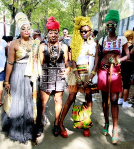 Street Style at the Afropunk Fest in Brooklyn.