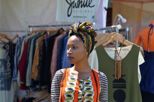 Street Style at the Afropunk Fest in Brooklyn.