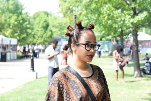Street Style at the Afropunk Fest in Brooklyn.