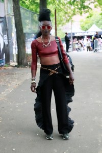 Street Style at the Afropunk Fest in Brooklyn.