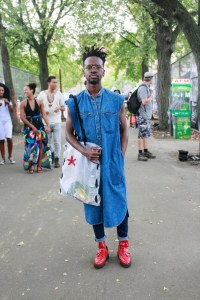 Street Style at the Afropunk Fest in Brooklyn.