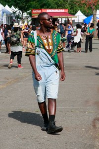 Street Style at the Afropunk Fest in Brooklyn.