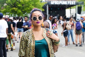 Street Style at the Afropunk Fest in Brooklyn.