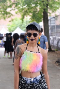 Street Style at the Afropunk Fest in Brooklyn.
