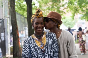Street Style at the Afropunk Fest in Brooklyn.