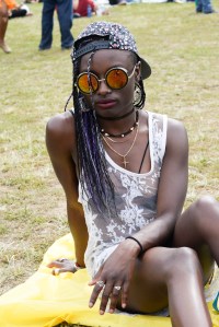 Street Style at the Afropunk Fest in Brooklyn.