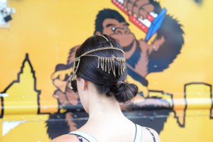 Street Style at the Afropunk Fest in Brooklyn.