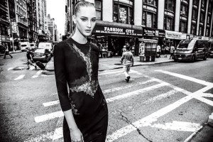 Altuzarra's triacetate, silk and lace dress
