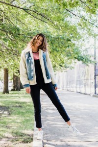 Lili Wahlstedt in MM6 and adidas