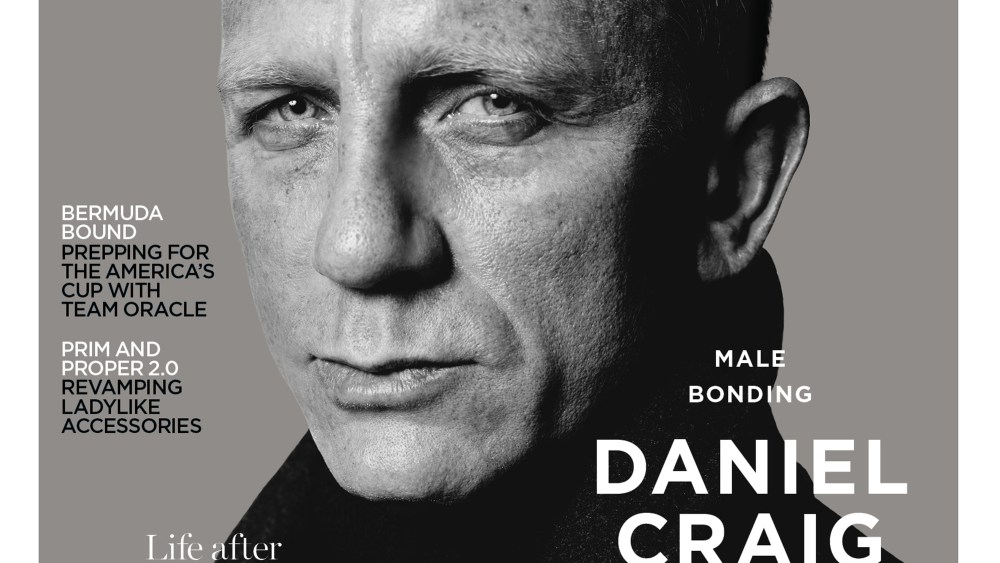 Daniel Craig on DuJour's Fall Cover
