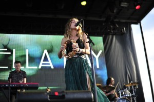 Zella Day performing at the BIllboard Hot 100 festival