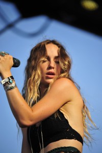 Zella Day performing at the BIllboard Hot 100 festival