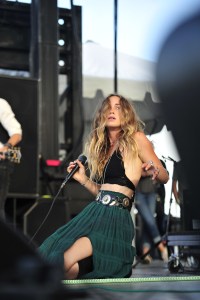 Zella Day performing at the BIllboard Hot 100 festival