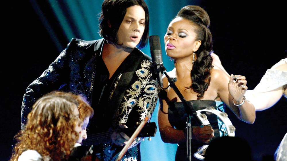 Ruby Amanfu performs with Jack White