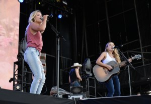 Maddie Marlow and Tae Dye performing.