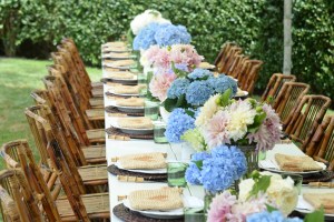 The scene at the Net-a-Porter Summer Luncheon.