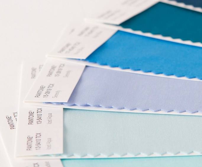 New shades from Pantone's Color System.