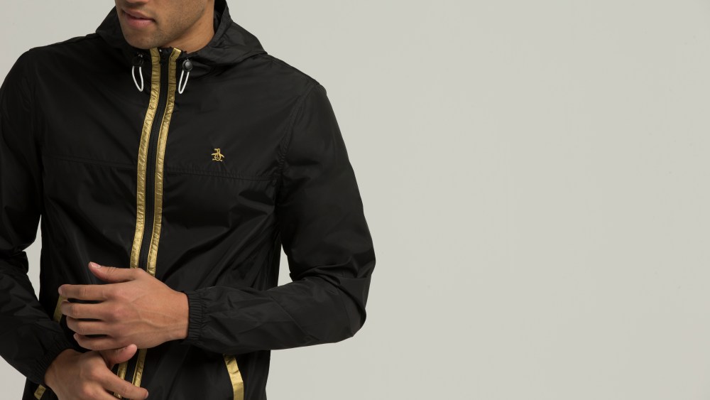 A look from Original Penguin's 60th Anniversary capsule collection.