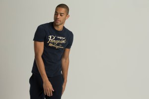 A look from Original Penguin's 60th Anniversary capsule collection.