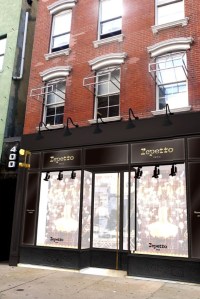 The facade of the Repetto store on West Broadway
