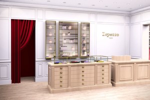 Inside the Repetto store on West Broadway