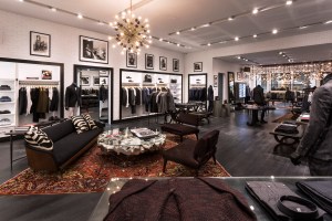 Inside the John Varvatos store in San Diego