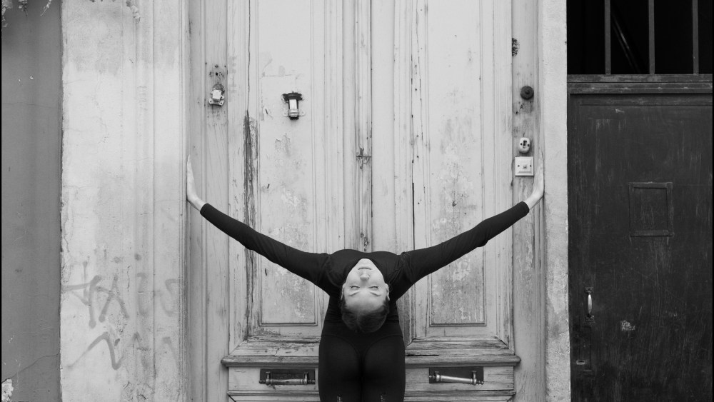 Dancer Katie Boren wearing product from Wolford's Ballerina Kits.
