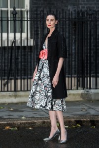 Erin O'Connor 10 Downing Street London Fashion Week Party