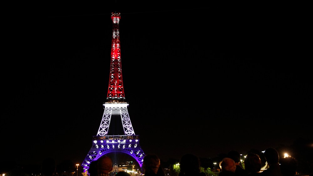 Eiffel Tower Explodes in Color for Fashion Week