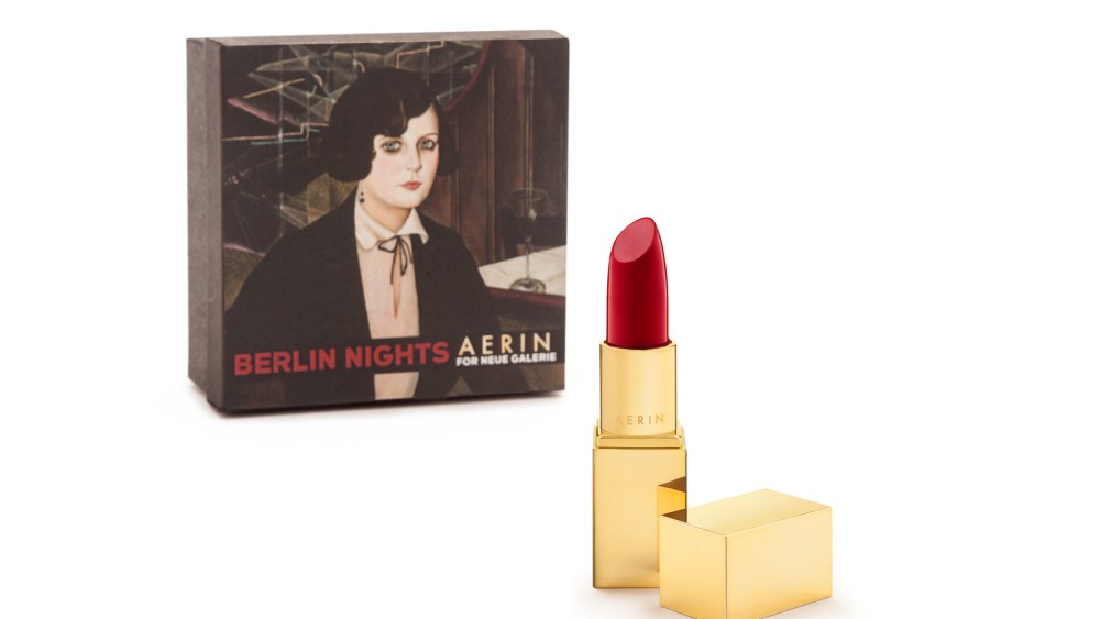 The lipstick by Aerin for Neue Galerie.