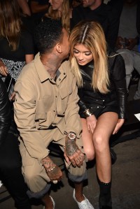 Tyga and Kylie Jenner, Front row at Alexander Wang RTW Spring 2016