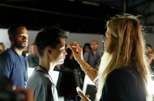 Backstage at Alexander Wang RTW Spring 2016