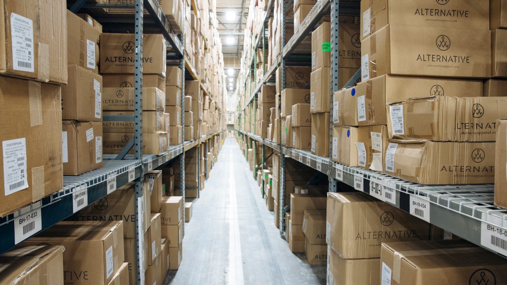 Alternative's warehouse within its Atlanta headquarters.