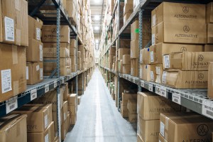 Alternative's warehouse within its Atlanta headquarters.